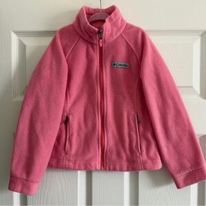 Columbia Vibrant Pink Full-Zip Fleece
Size XS(6-6X)